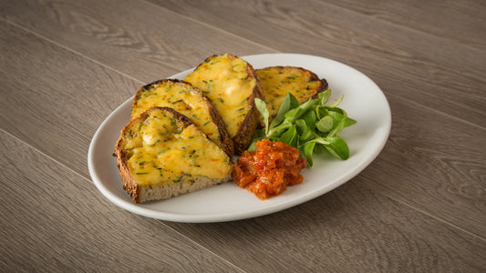 Cheddar Gorge Welsh Rarebit (v)