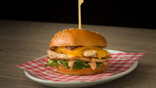 Burger - Grilled Chicken with Double Cheese Burger