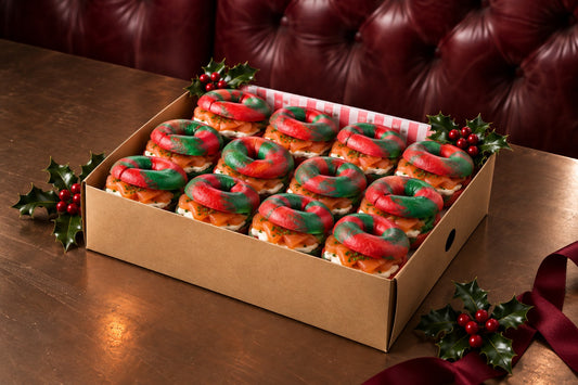Christmas Smoked Salmon Bagels - available from 9th Nov-23rd Dec