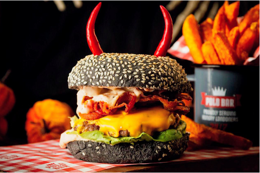 Halloween Cheese & Bacon Burger (Available 22-31 October)