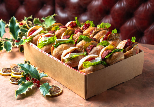 Christmas Vegetarian and Vegan Slider Selection