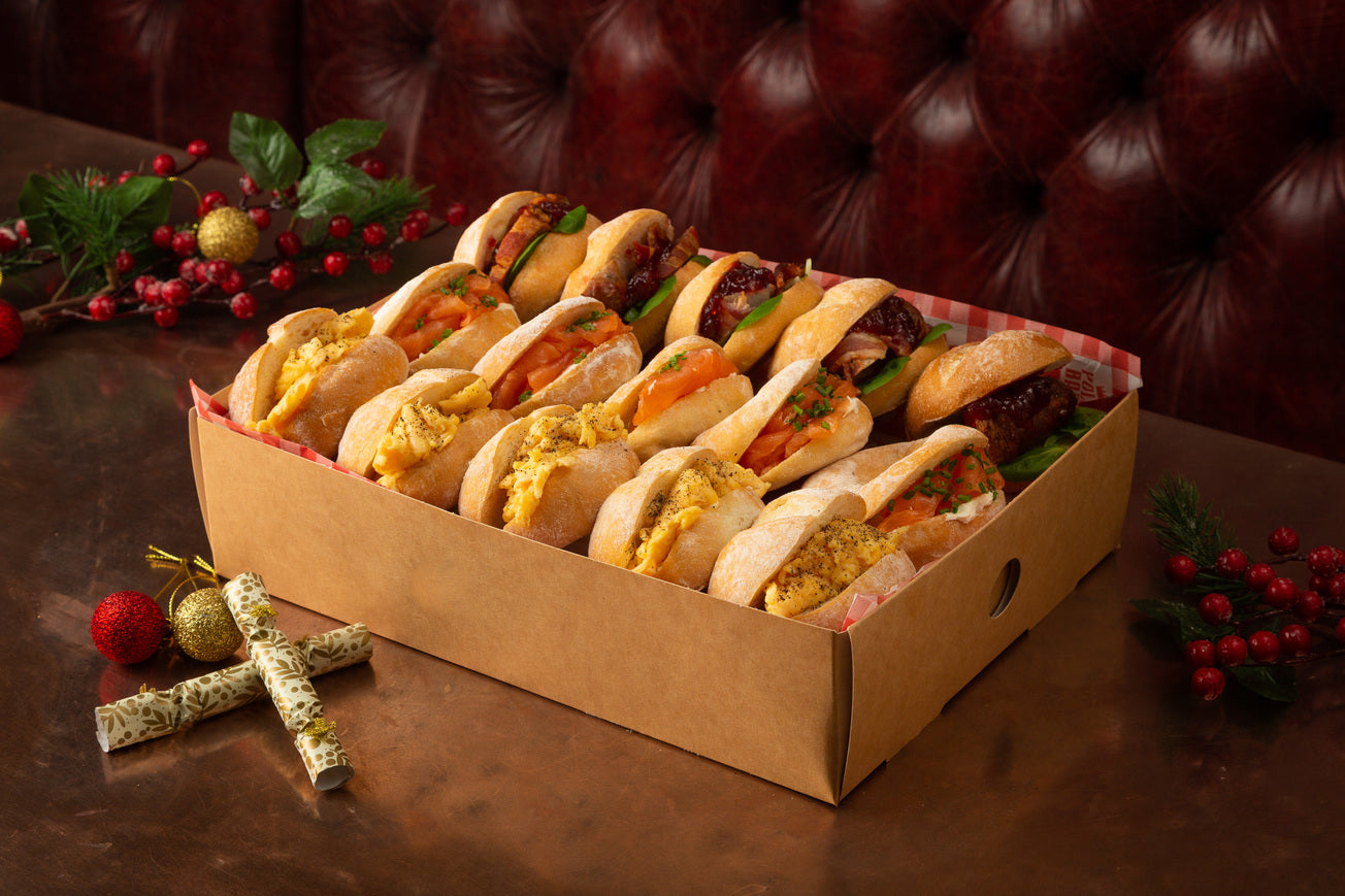 Christmas Breakfast Butties Selection