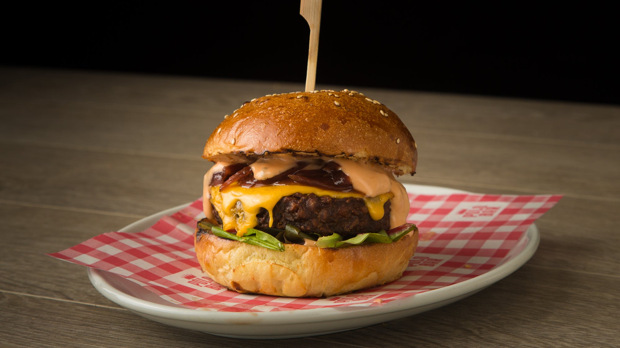 V. Burger Burger – Vegetarian Burger (v) | 24 Hour Food London | London ...